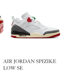 Nike Air Jordan Spizike Low SE White Red Black